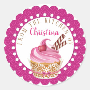 Sticker Rond De la cuisine de cuisson