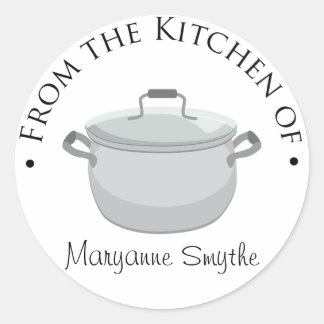Sticker Rond De la cuisine de - Pot Stock