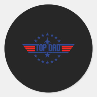 Sticker Rond De la Fête des pères Top Papa