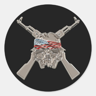 Sticker Rond De Mes Doigts Morts Froids Lumière métallique