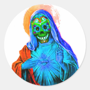 Sticker Rond Dead Mary