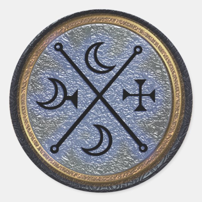 Sticker Rond déarabie (Devant)