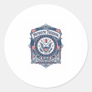 Sticker Rond Débardeur graphique vectoriel de cercle de couture