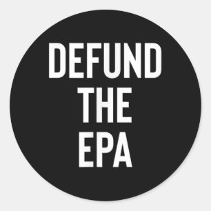 Sticker Rond Débat L'Agence De Protection De l'environnement De