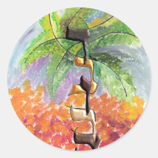 Sticker Rond Debora (Devant)
