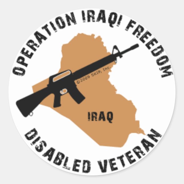 Sticker Rond Décal OIF (Devant)