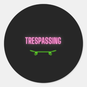 Sticker Rond Déchiquetez-le avec cette marque de vêtements de s