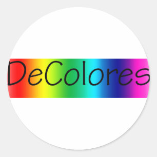 Sticker Rond DeColores
