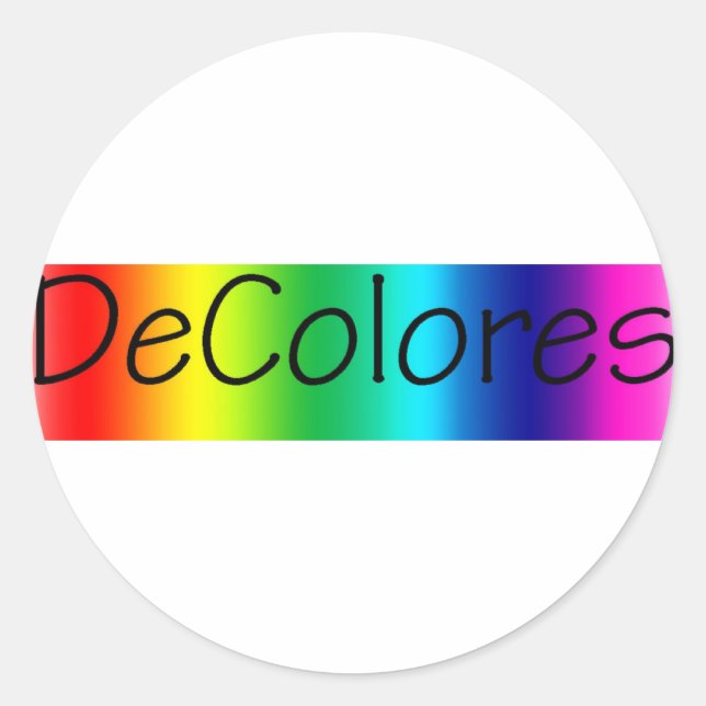 Sticker Rond DeColores (Devant)