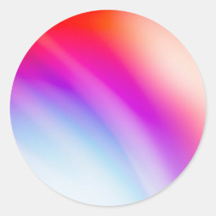 Sticker Rond Décor coloré Personnalisé tendance