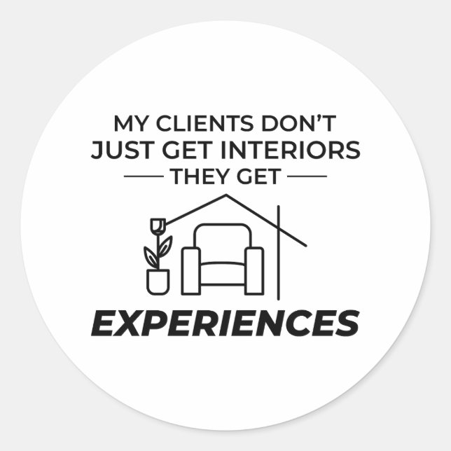 Sticker Rond Décor Design Design (Devant)