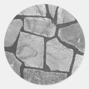 Sticker Rond Décor Gris Stylo