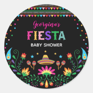 Sticker Rond Décoration de fête prénatale pour bébé de fête mex