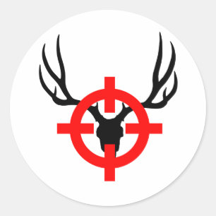 Sticker Rond Deer Hunter - Bullseye