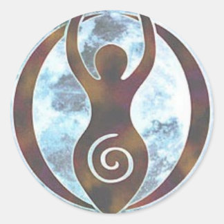 Sticker Rond Déesse