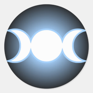 Sticker Rond Déesse triple