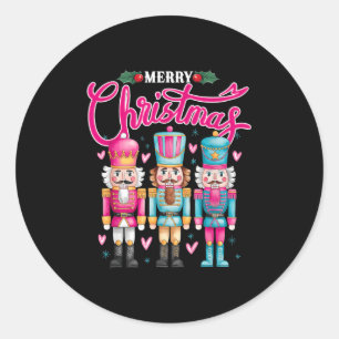 Sticker Rond Deez Nuts Nutcracker Joyeux Noël Matching Paja