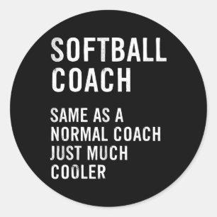 Sticker Rond Définition de coach drôle Softll