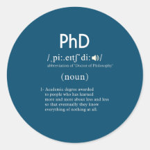 définition de phd drôle