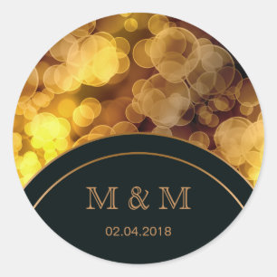 Sticker Rond Dégradé de style de livre