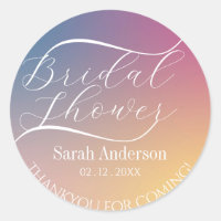 Dégradé Violet Chic Moderne Écriture Mariage