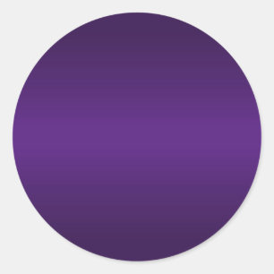 Sticker Rond Dégradé Violet Royal Fond Blanc