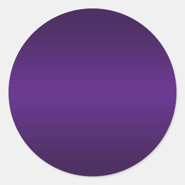 Sticker Rond Dégradé Violet Royal Fond Blanc (Devant)