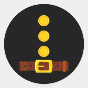 Sticker Rond Déguisement de nain drôle pour enfants et hommes H