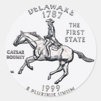 Sticker Rond Delaware