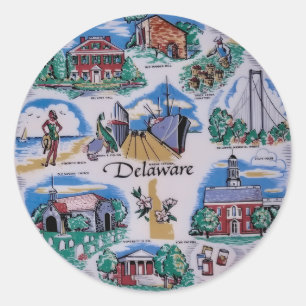 Sticker Rond Delaware P