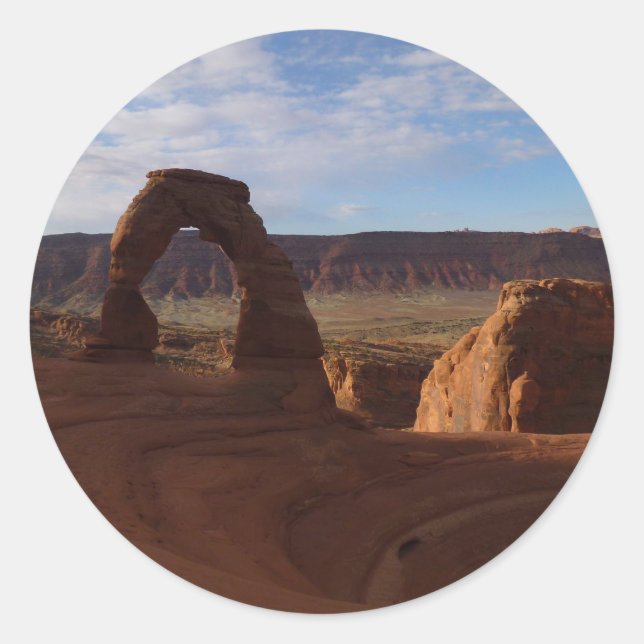 Sticker Rond Delicate Arch II au Parc national des Arches (Devant)