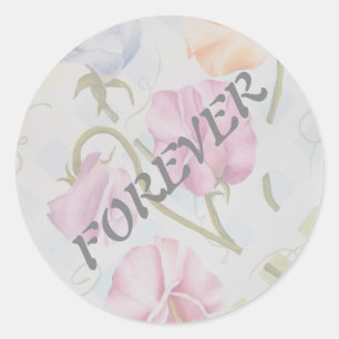 STICKER ROND DÉLICATER LES PEAS DOUCES