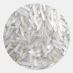 Sticker Rond Délicieux riz