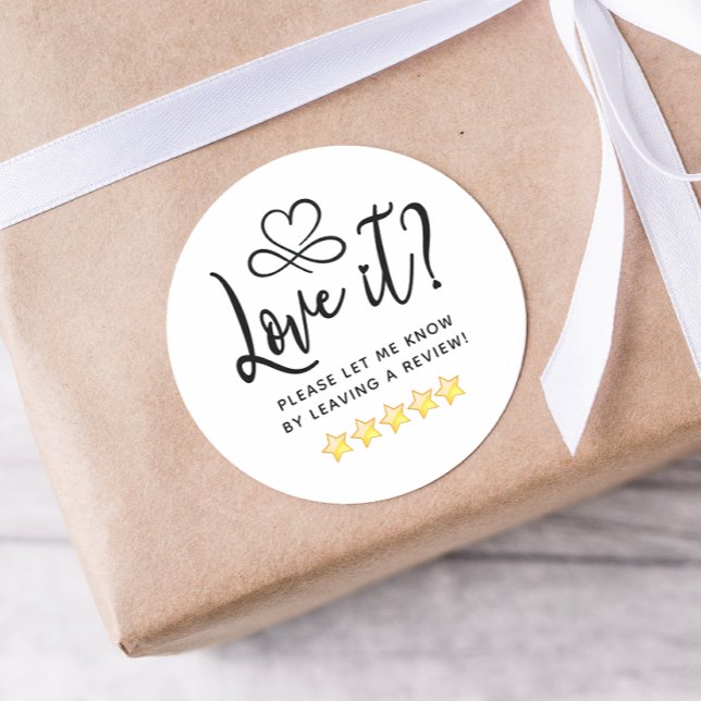 Sticker Rond Demande de révision simple (Créateur téléchargé)