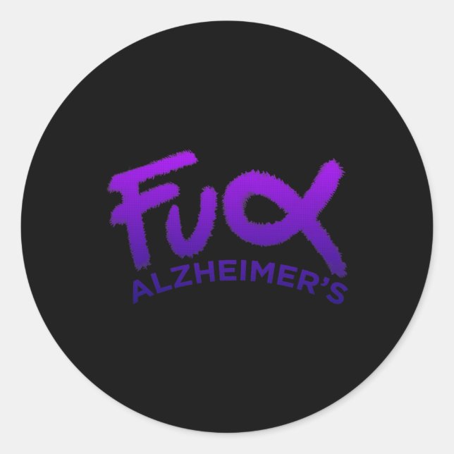 Sticker Rond Démence (Devant)