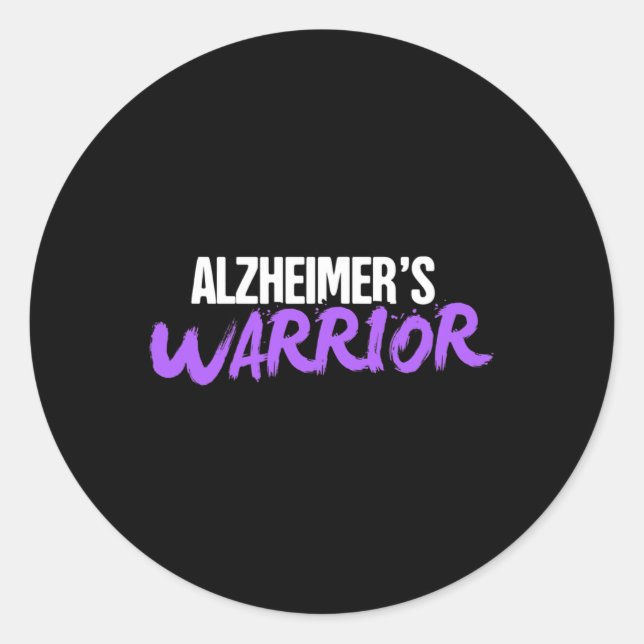 Sticker Rond Démence Heimer Sensibilisation à la maladie 2 (Devant)