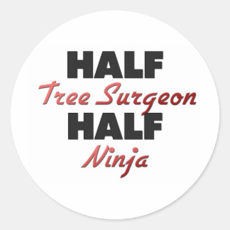 Sticker Rond Demi-chirurgien arbre Demi-Ninja