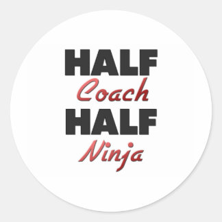 Sticker Rond Demi-entrainement Ninja