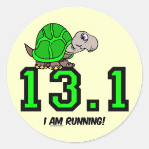 Sticker Rond Demi-marathon