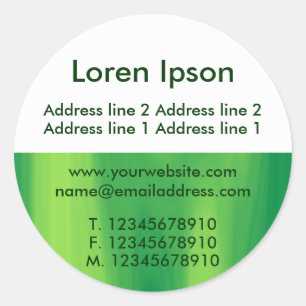 Sticker Rond Demi-texture et blanc 07 Entreprise / Profil