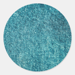 Sticker Rond Denim