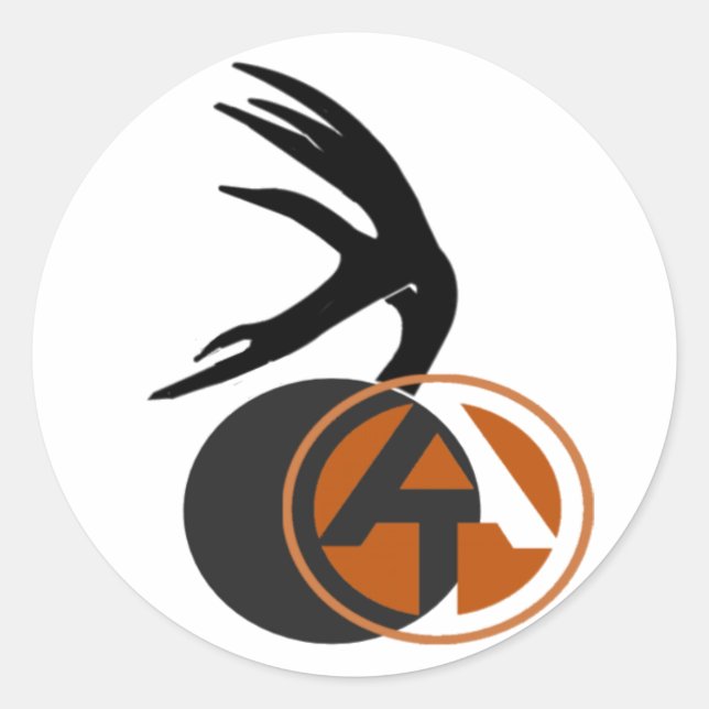 Sticker Rond Dénomination du logo "À propos du vin" de 3 po (Devant)