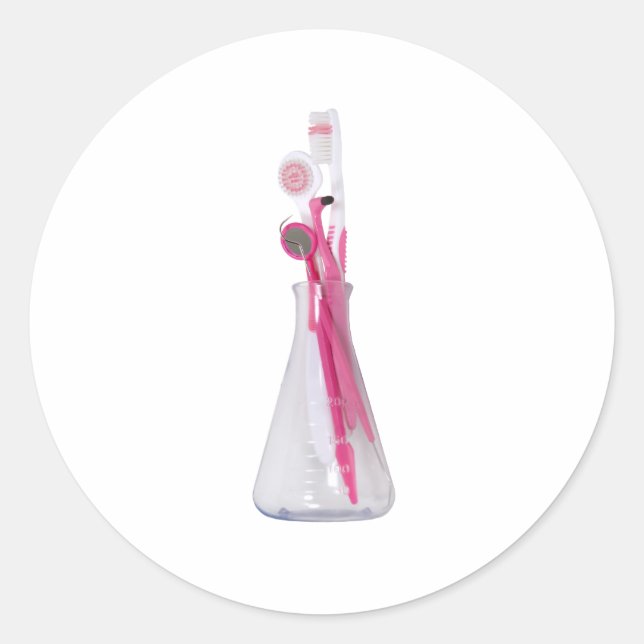 Sticker Rond DentaireChimique071209 (Devant)