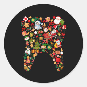 Sticker Rond Dentiste Dentaire Pour