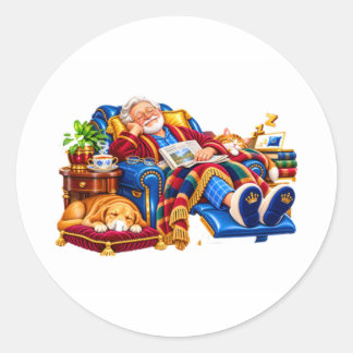 Sticker Rond Département de la sieste professionnelle pour retr