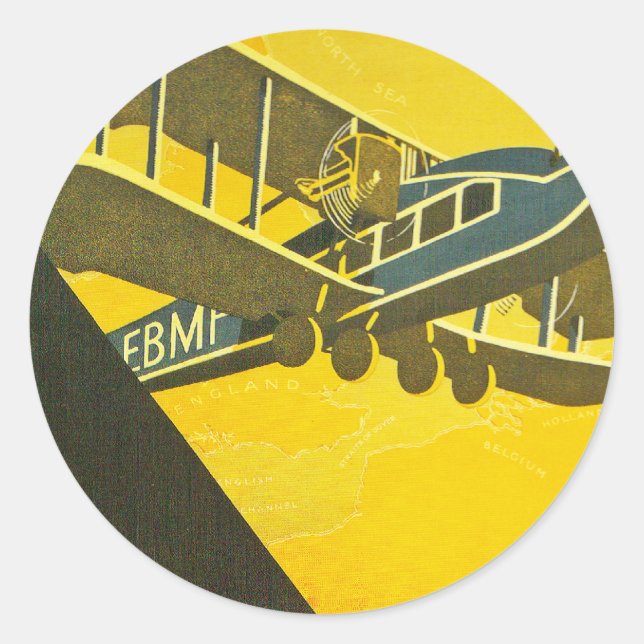 Sticker Rond Déplacer avec les heures (Devant)