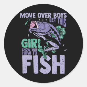 Sticker Rond Déplacer Les Garçons Laissez Cette Fille Vous Mont