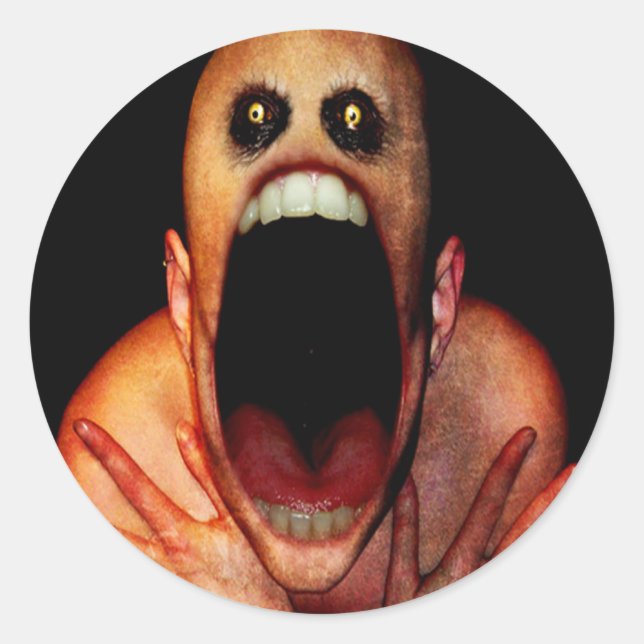 Sticker Rond Déplaisant (Devant)