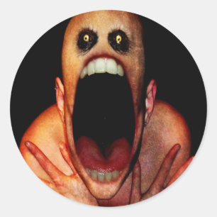 Sticker Rond Déplaisant