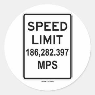 Sticker Rond DÉPUTÉS BRITANNIQUES de la limitation de vitesse